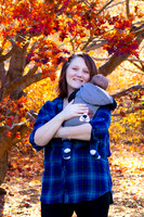 Mother son portrait.