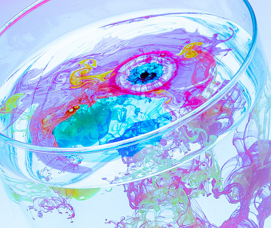 Water Ink Art.