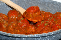 Homemade Meatballs.