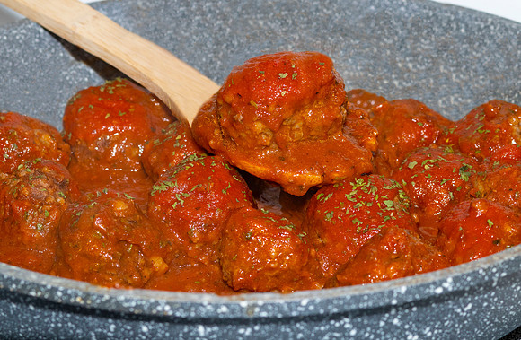 Homemade Meatballs.